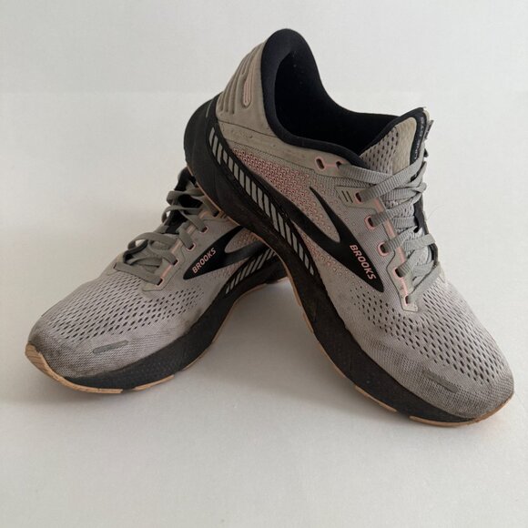 Brooks Adrenaline GTS 22 Gray Rose Women's Running Shoes Size 11B 1203531B035 - Picture 2 of 15